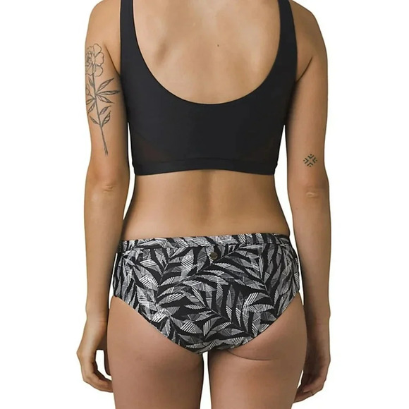 PrAna Marina Top (D-Cup) & Chambra Bottoms, black springtime - Picture 7 of 15